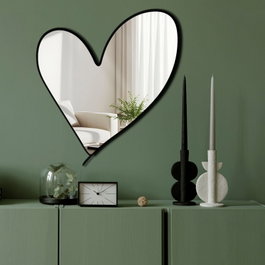 Wallity Ozgl517 Espejo Decorativo Plateado 43x48 cm